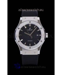 Hublot Classic Fusion 1:1 Mirror Replica Swiss Replica Watch in 904L Steel Casing Black Dial