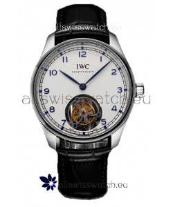 IWC Portugieser IW5458 Hand-Wound Genuine Tourbillon Steel Swiss Replica Watch 