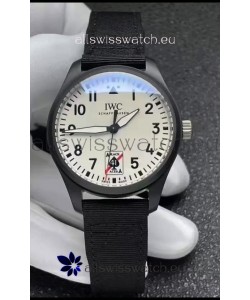 IWC Pilot's IW326905 BLACK ACES Ceramic 41MM 1:1 Mirror Replica Watch in White Dial 