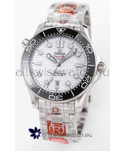 Omega Seamaster 300M Master Chronometer White Swiss 904L Steel 1:1 Mirror Replica Watch