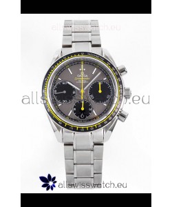 Omega Speedmaster Racing 904L Steel Chronograph 1:1 Mirror Replica in Grey Dial