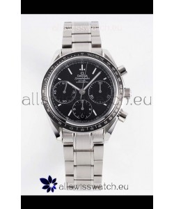 Omega Speedmaster Racing 904L Steel Chronograph 1:1 Mirror Replica in Black Dial