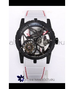 Roger Dubuis Excalibur Spider Flying Tourbillon Skeleton Carbon Casing 42MM 1:1 Mirror Swiss Watch