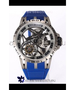 Roger Dubuis Excalibur Spider Flying Tourbillon Skeleton Titanium Casing 45MM 1:1 Mirror Swiss Watch