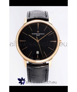 Vacheron Constantin Patrimony Rose Gold 1:1 Mirror Replica Watch 40MM 904L Steel 