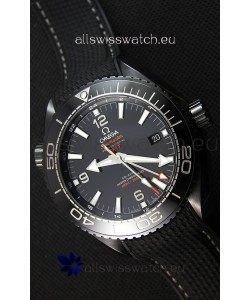 Omega Seamaster Planet Ocean Deep Black GMT 45.5MM 1:1 Mirror Replica Watch 