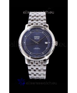 Omega De Ville Prestige Co-Axial 36.8MM Blue Dial 1:1 Swiss Mirror Replica Watch 