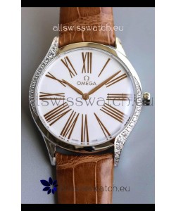 Omega De Ville Tresor Edition Swiss Quartz Watch 36MM Steel Casing White Dial