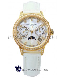 Patek Philippe Grand Complications Ladies First Perpetual Calendaer Yellow Gold Swiss Replica Watch 