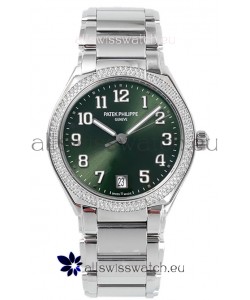 Patek Philippe Twenty-4 Green Dial 904L Steel Casing 1:1 Mirror Replica Watch 36MM