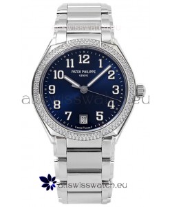 Patek Philippe Twenty-4 Blue Dial 904L Steel Casing 1:1 Mirror Replica Watch 36MM
