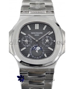 Patek Philippe Nautilus 5740 Perpetual Calendar Stainless Steel Grey Dial Swiss Replica Watch 