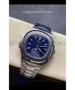 Patek Philippe Nautilus 5980/1A 40th Anniversary Chronograph Steel Case in Purple Dial - 1:1 Mirror Replica