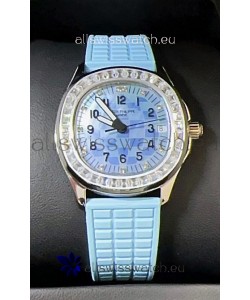 Patek Philippe Super Clone Aquanaut LUCE 5072-001 Automatic in Blue Dial 35MM