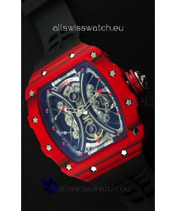 Richard Mille RM53-01 Pablo Mac Donough Red Carbon Case Swiss Replica Watch 