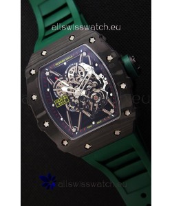 Richard Mille RM35-01 Rafael Nadal Forged Carbon Case with Green Strap 