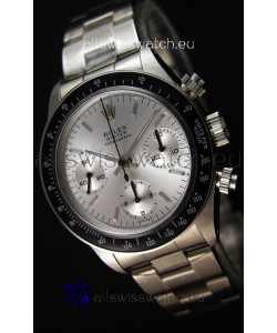 Rolex Daytona Vintage Steel Dial Swiss Replica Watch - 904L Steel Watch 