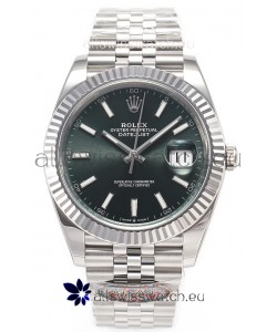 Rolex Datejust 126334 41MM Cal.3135 72 Hours Power Green Dial 1:1 Mirror Replica in 904L 
