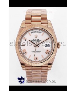 Rolex Day Date Presidential 18K Rose Gold Watch 40MM - Olive Green Dial 1:1 Mirror Quality