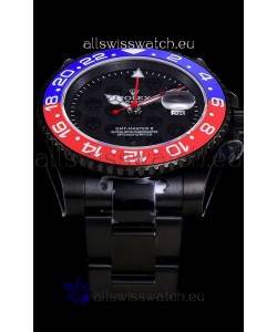 Rolex GMT Swiss "Titan Revenge" Orange and Blue Swiss Replica Watch Swiss ETA 3186 Movement 