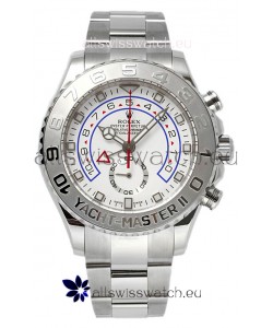 Rolex Yachtmaster II Stainles Steel Ref.116689 1:1 White Gold Plated Bezel 