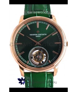 Vacheron Constantin Traditionelle Swiss Tourbillon Rose Gold 1:1 Mirror Replica Watch 
