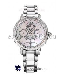 Vacheron Constantin Traditionelle Perpetual Calendar Ultra-Thin Steel Swiss Replica