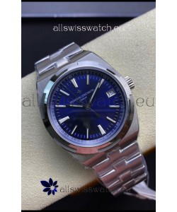 Vacheron Constantin Overseas 1:1 Mirror Swiss Replica Watch in Steel Blue Dial 