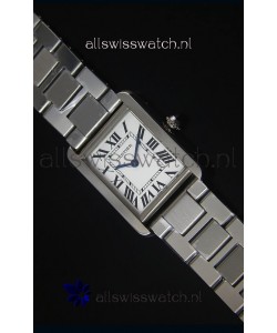 Cartier Tank Solo Swiss Quartz Watch in Steel Strap 24MM Wide 