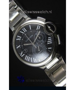 Ballon De Cartier Chronograph in Stainless Steel Case - 1:1 Mirror Replica