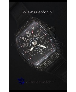 Franck Muller Vanguard Swiss Replica Watch in PVD Coated Case
