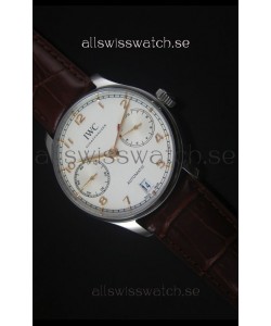 IWC IW500704 Portugieser Swiss 1:1 Mirror Replica Watch White Dial - Updated 2016 Version