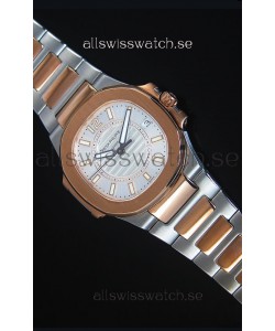 Patek Philippe Ladies Nautilus Two Tone Rose Gold Watch 36MM 