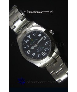Rolex Oyster Perpetual 116900 AIR KING Swss Replica Watch in Black Dial 