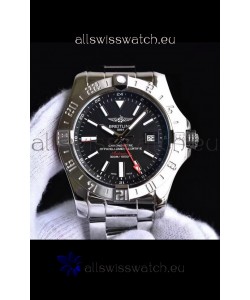 Breitling Avenger II Steel GMT Swiss Replica Watch 1:1 Ultimate Swiss Replica Watch