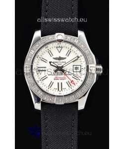 Breitling Avenger II Steel GMT Swiss Watch 1:1 Ultimate Edition - White Dial