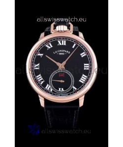 Chopard Louis-Ulysse The Tribute Rose Gold Black Dial Swiss Watch