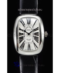 Franck Muller Galet Ladies Swiss Quartz Black Strap Watch