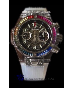 Hublot Big Bang UNICO Sapphire Rainbow Swiss Replica Watch 