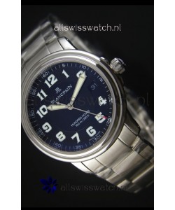 Blancpain Leman 2100 Military 100 Hours Watch in Black Dial - Original Citizen Movement