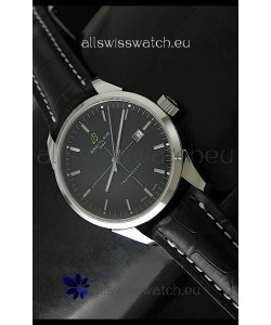 Breitling Transocean Stainless Steel Swiss Watch Black Dial