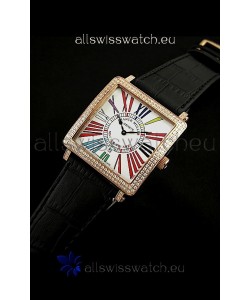 Franck Muller Master Square Swiss Replica Watch in White Dial