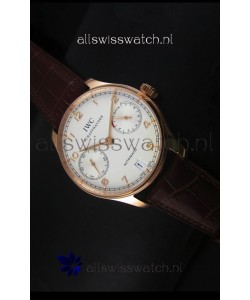 IWC Portugieser IW500701 Swiss Automatic Watch in White Dial - Updated 1:1 Mirror Replica 