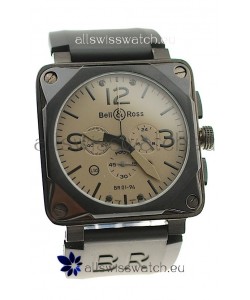 Bell and Ross BR01-94 Edition Japanese PVD Watch in Grey Dial