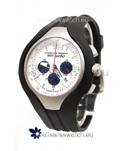 Porsche Design 911 Turbo Speed II Chronograph Japanese Watch in White Dial
