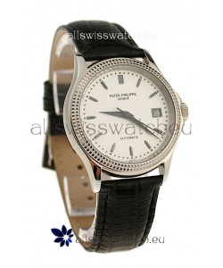 Patek Philippe Geneve Replica Watch in White Dial