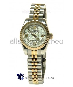 Rolex Floral Motif Datejust Ladies Replica Watch