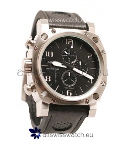 U-Boat Thousand of Feet Japanese Replica Watch in Black Dial