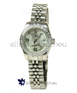 Rolex Floral Motif Datejust Ladies Replica Watch