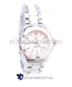 Tag Heuer Formula 1 Japanese Quartz Ladies Watch in Ceramic Bezel with Diamonds